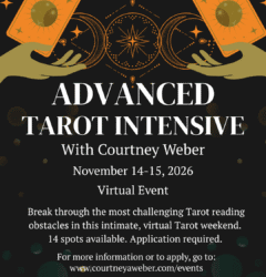 Advanced Tarot Intensive App Opens Aug 15