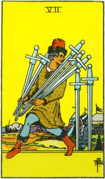 Dear 7 of Swords: “WE LOVE YOU!” Xoxo, Courtney and Friends