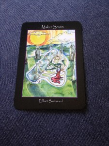 Maker Seven from the "Tarot of the Sidhe" by Emily Carding